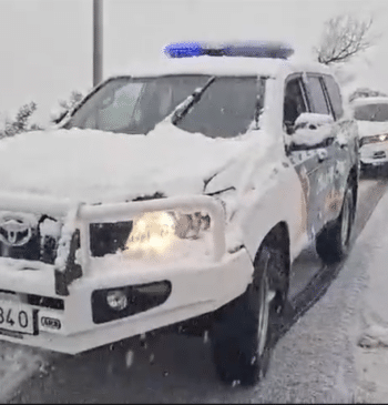Así rescata la Guardia Civil a los conductores atrapados por la nieve