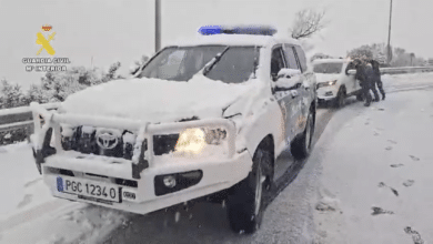 Así rescata la Guardia Civil a los conductores atrapados por la nieve