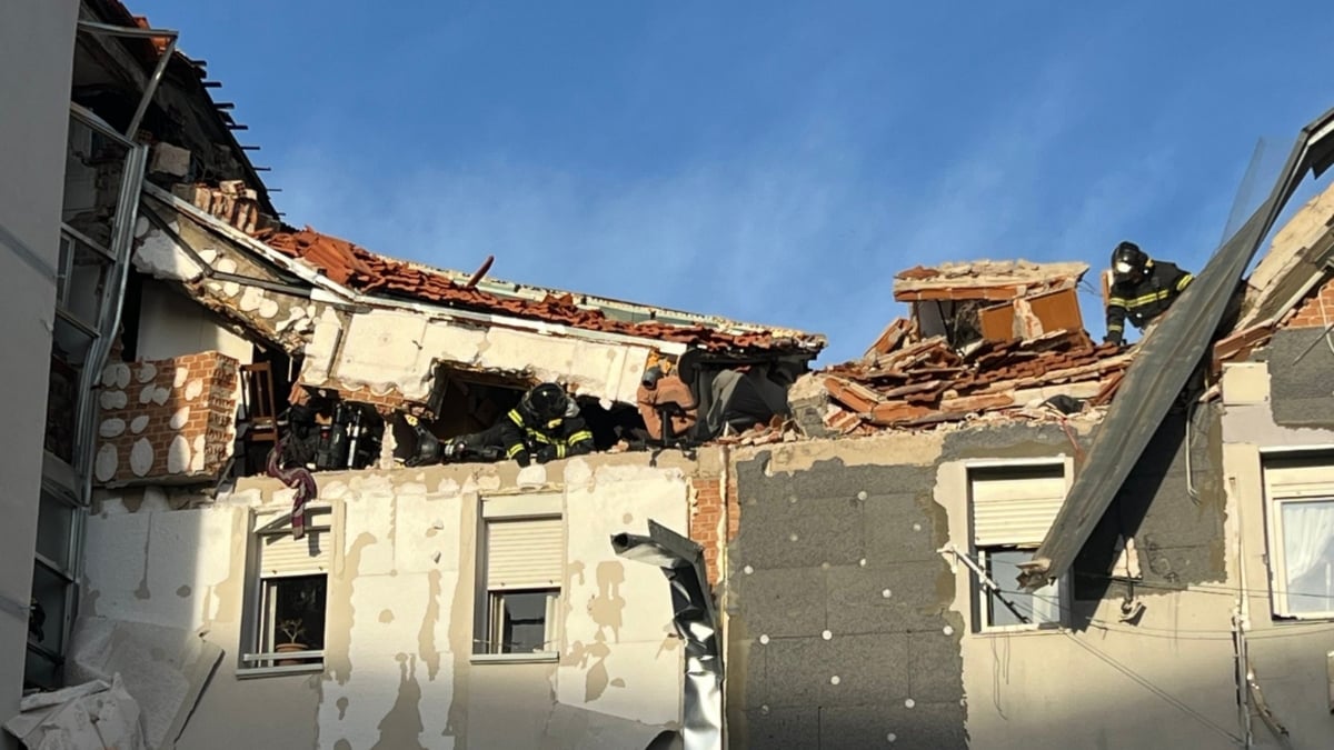 Una explosión en Carabanchel en un edificio de cuatro plantas deja un muerto y al menos nueves heridos