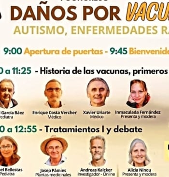Alarma por un congreso en Ciudad Real que vincula vacunas con el [...]