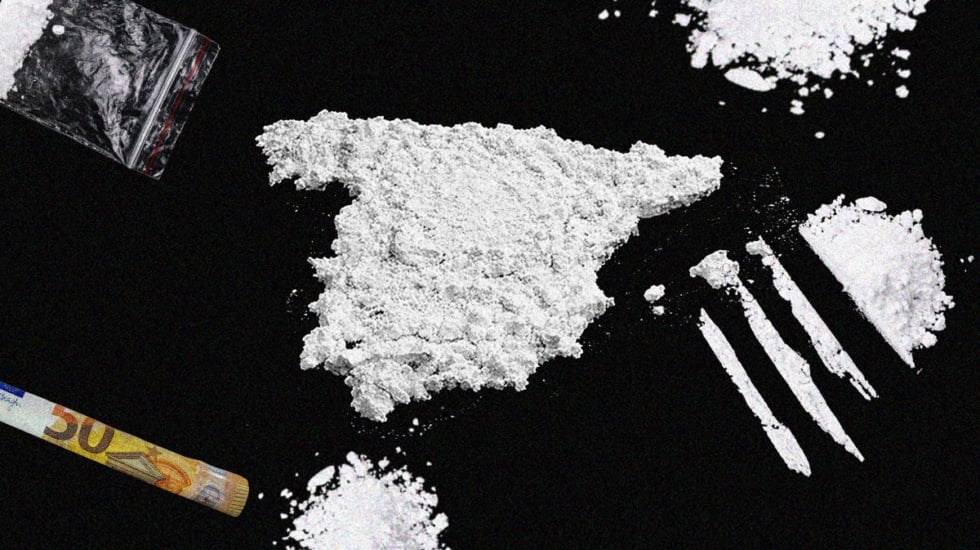 España, "punto caliente" de la cocaína en Europa: el consumo crece a niveles históricos
