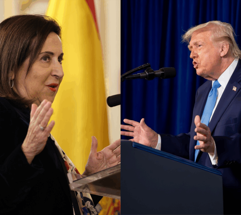 Margarita Robles contra Trump