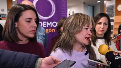 Montero y Belarra, contra Alegría en Aragón: "Huele a corrupción del PSOE"