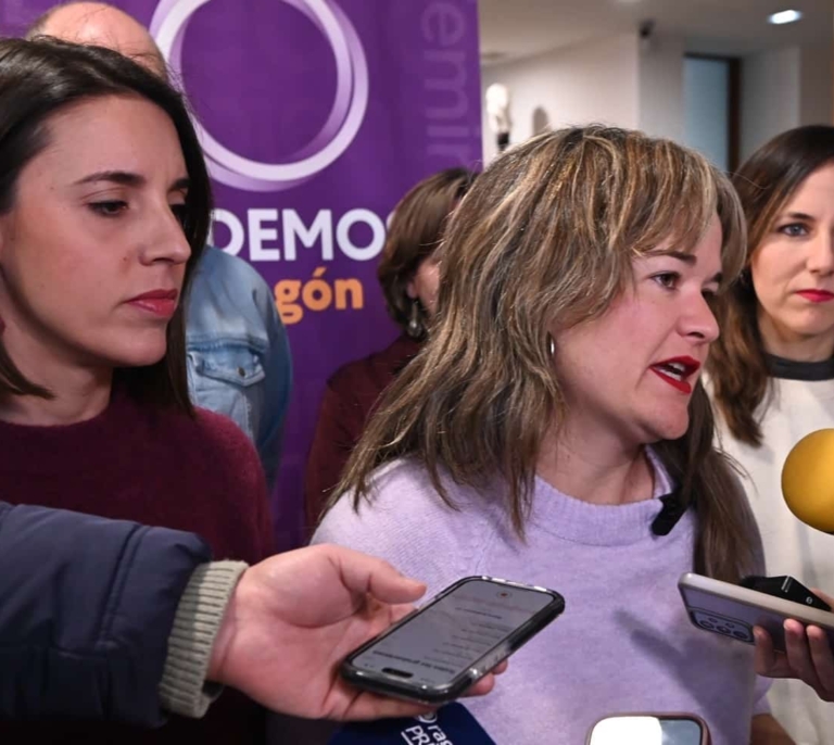 Montero y Belarra, contra Alegría en Aragón: "Huele a corrupción del PSOE"