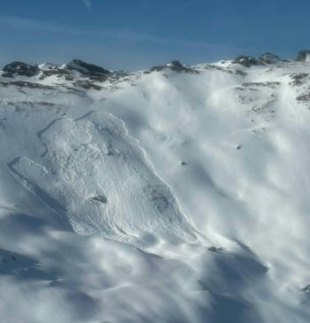 Muere un montañero y otro resulta herido por un alud en Huesca