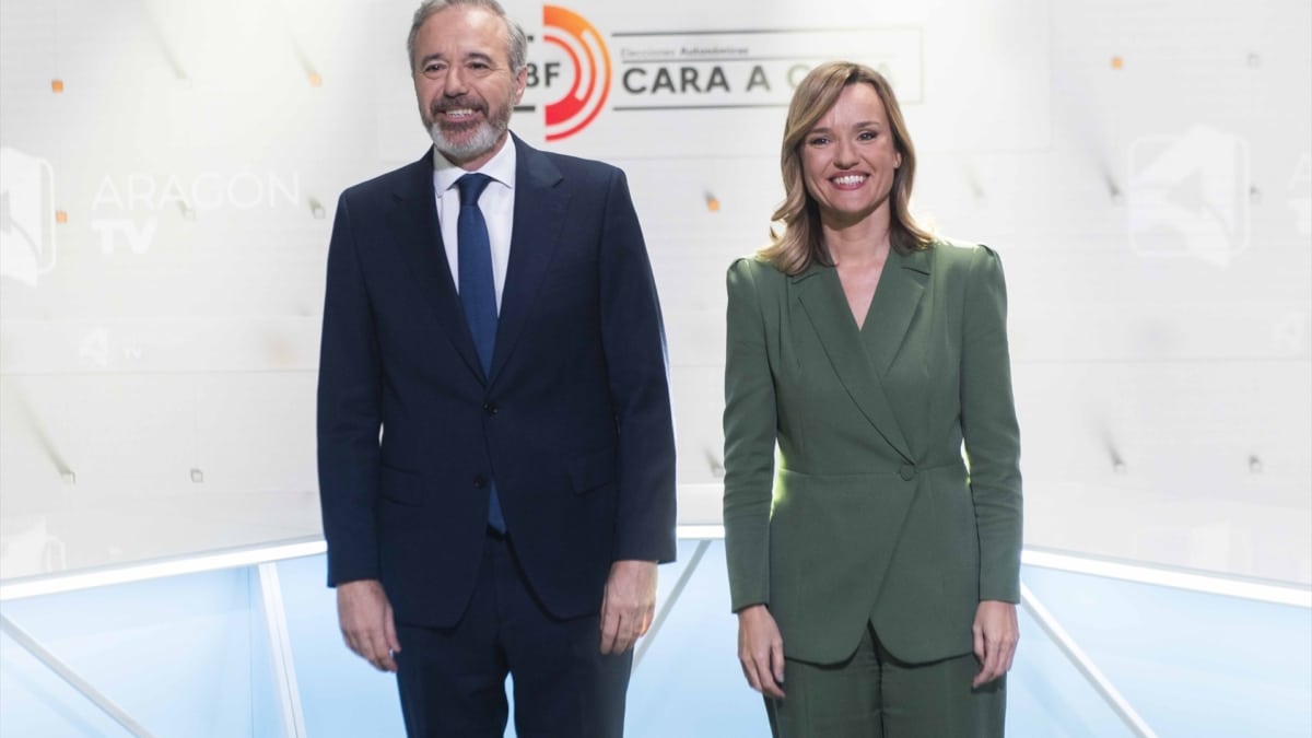 Alegría acusa a Azcón de actuar "como un hooligan o un palmero del odio" tras aludir al caso Salazar