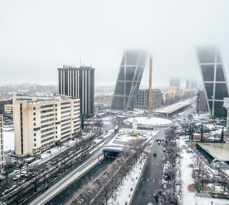 Negar la mayor a la AEMET: cómo que no hay olas de frío si ha nevado en Madrid