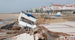 Los coletazos de la borrasca Francis provocan incidencias ferroviarias y desembalses en Andalucía