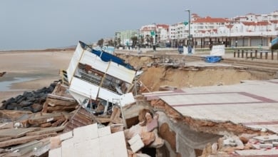 Los coletazos de la borrasca Francis provocan incidencias ferroviarias y desembalses en Andalucía