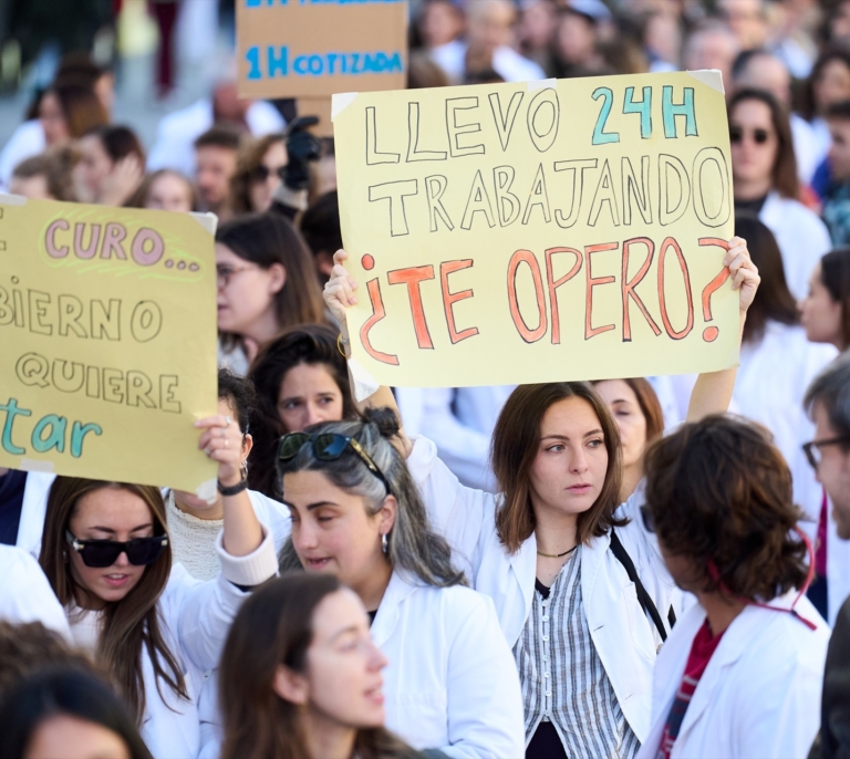 Los médicos se hartan: una semana de huelga al mes a partir del 16 de febrero