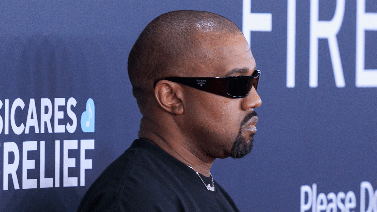 Kanye West en los Grammy de 2025.