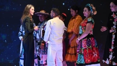 Sheinbaum celebra la visita de los reyes al pabellón de México en Fitur: “Están con los pueblos originarios”