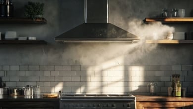 La eficiencia del aceite de bebés para limpiar la campana extractora