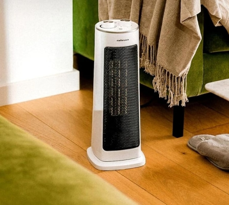 Calienta rápido, consume poco y cabe en cualquier rincón: el calefactor cerámico rebajado que está salvando más de un hogar