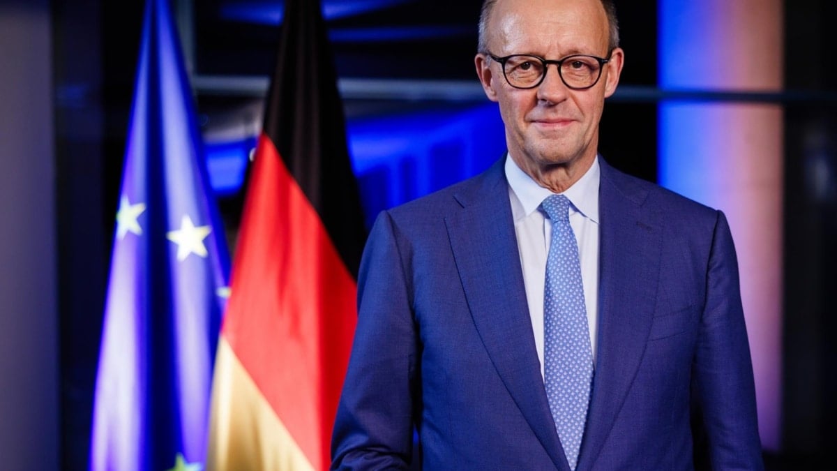 Friedrich Merz, canciller alemán, en su discurso de Año Nuevo