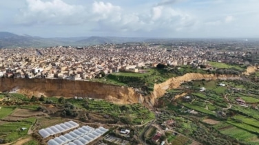 Niscemi, el pueblo siciliano al borde del precipicio por el temporal