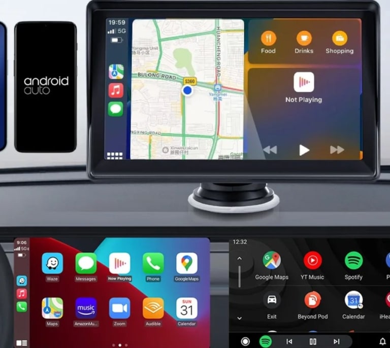 Los coches más antiguos se están modernizando con esta pantalla con Android Auto que cuesta menos de 30€