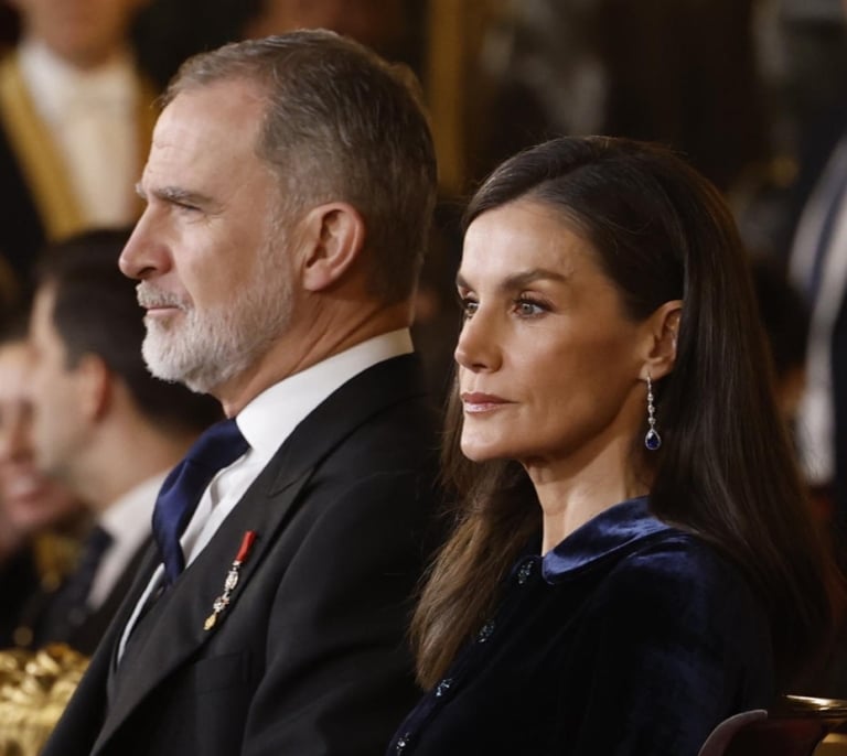 Las mejores imágenes de la recepción de los reyes al cuerpo diplomático