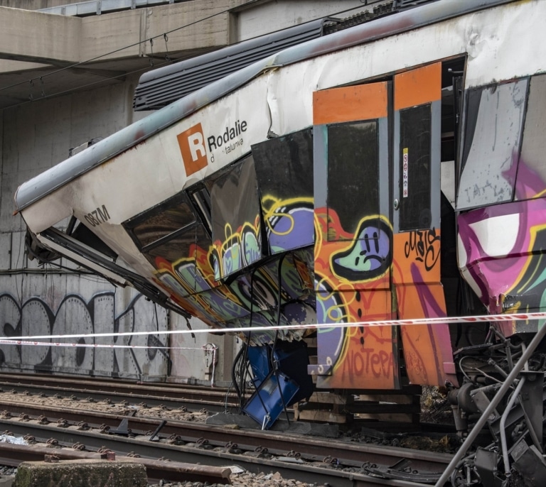 Los maquinistas avisaron ayer por la tarde a Rodalies del peligro del temporal