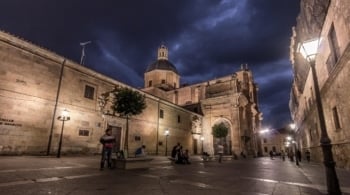 Imagen de Salamanca, en una foto nocturna