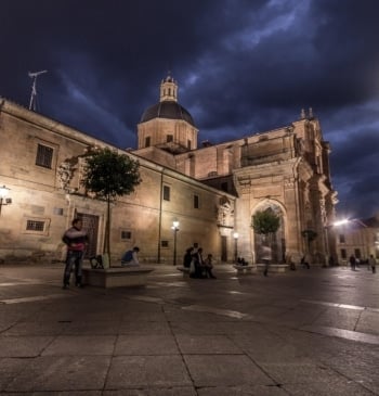 Imagen de Salamanca, en una foto nocturna