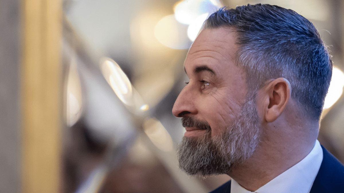 El presidente de Vox, Santiago Abascal.