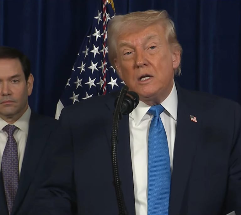 Trump: "Vamos a hacernos cargo de Venezuela hasta que se encauce una transición pacífica"