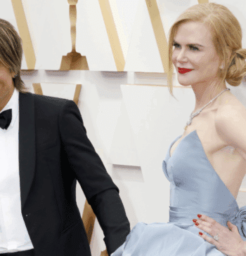 Keith Urban y Nicole Kidman en los Oscar de 2022.