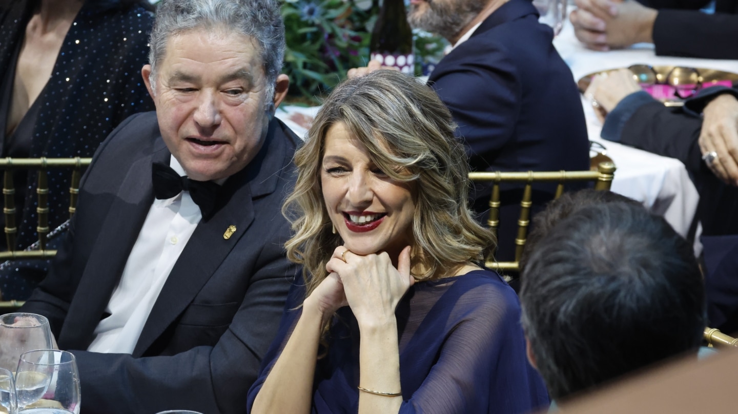 Yolanda Díaz durante la gala de entrega de los Premios Feroz 2026