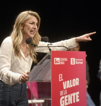 La izquierda afronta dividida en Aragón un primer simulacro de las generales