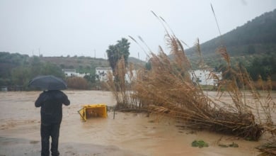 Consulte el mapa de la DGT con las carreteras afectadas por el temporal Leonardo