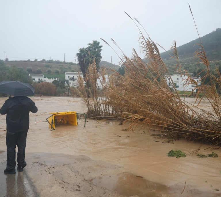 Consulte el mapa de la DGT con las carreteras afectadas por el temporal Leonardo