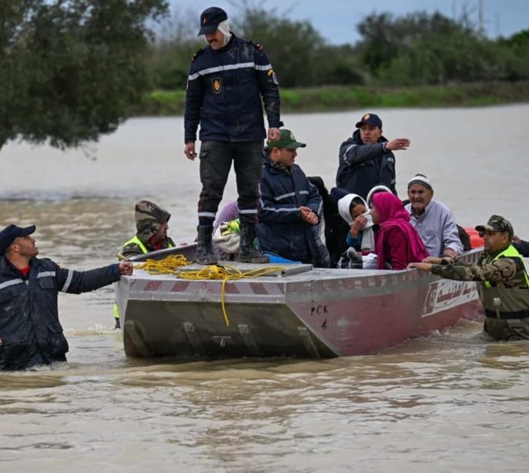 Las lluvias torrenciales dejan 4 muertos y más de 140.000 evacuados en el norte de Marruecos