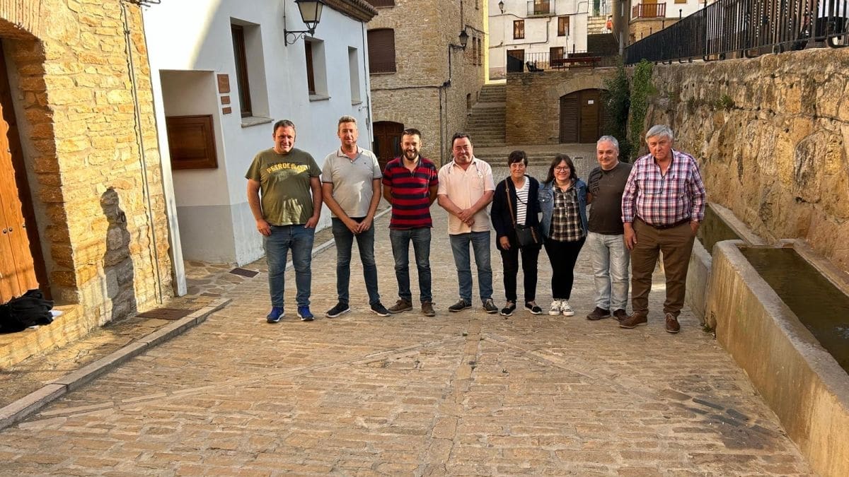Nueve alcaldes de Teruel exigen al Gobierno el inicio inmediato de las obras del parque eólico Teruel Clúster Maestrazgo