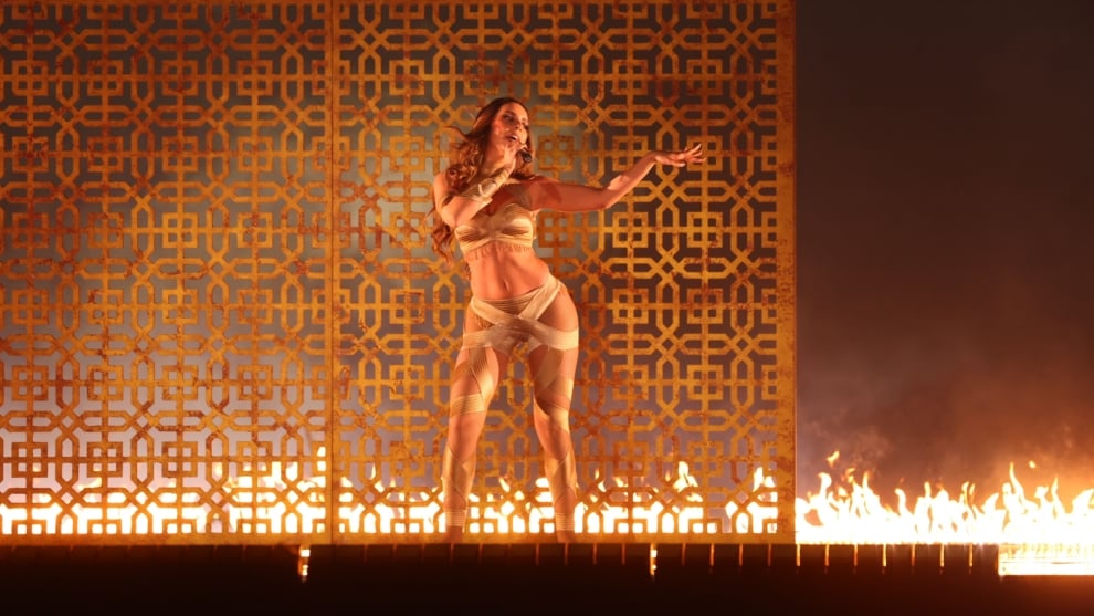 Atyat durante los ensayos del Benidorm Fest 2026