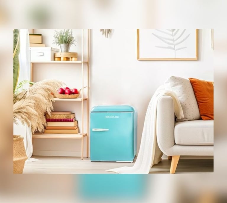 El mini frigorífico retro que enfría tus bebidas y convierte tu casa en Instagram-friendly