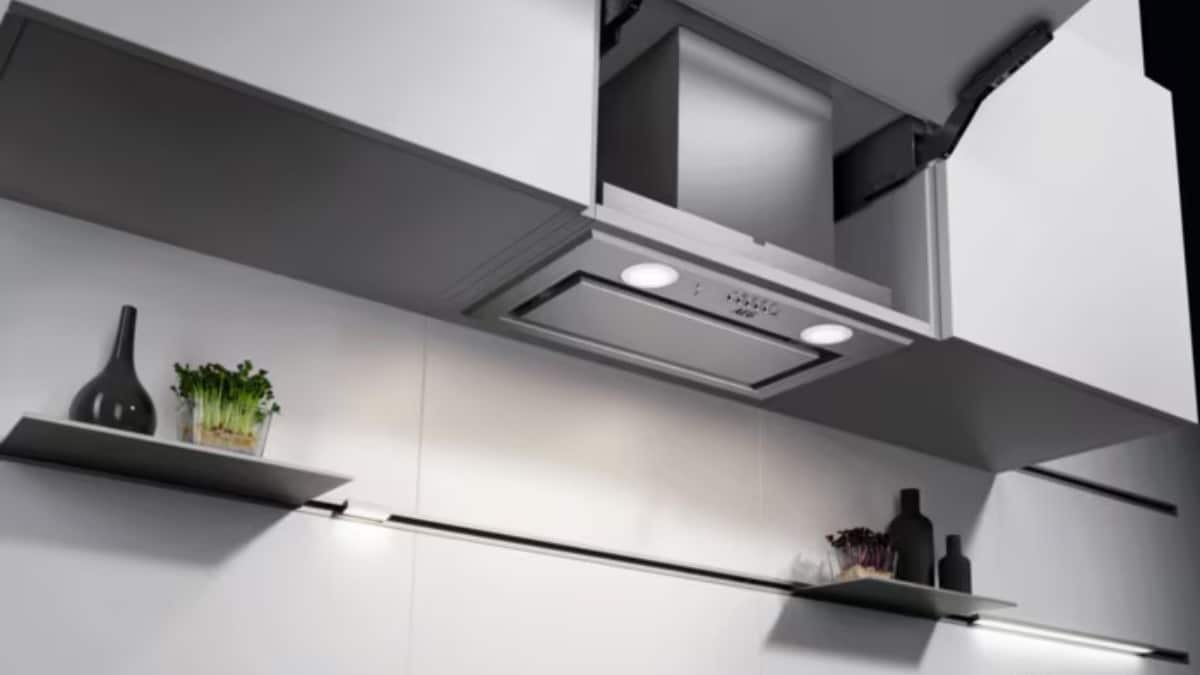 campana extractora integrada Serie 6000 Hob2Hood de AEG