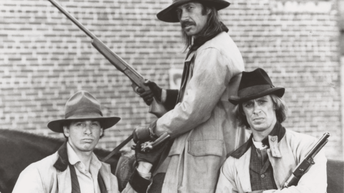 Robert, David y Keith Carradine en una escena de 'The Long Riders' –'Forajidos de leyenda'–, un 'all stars' de sagas de actores dirigido por Walter Hill en 1980.