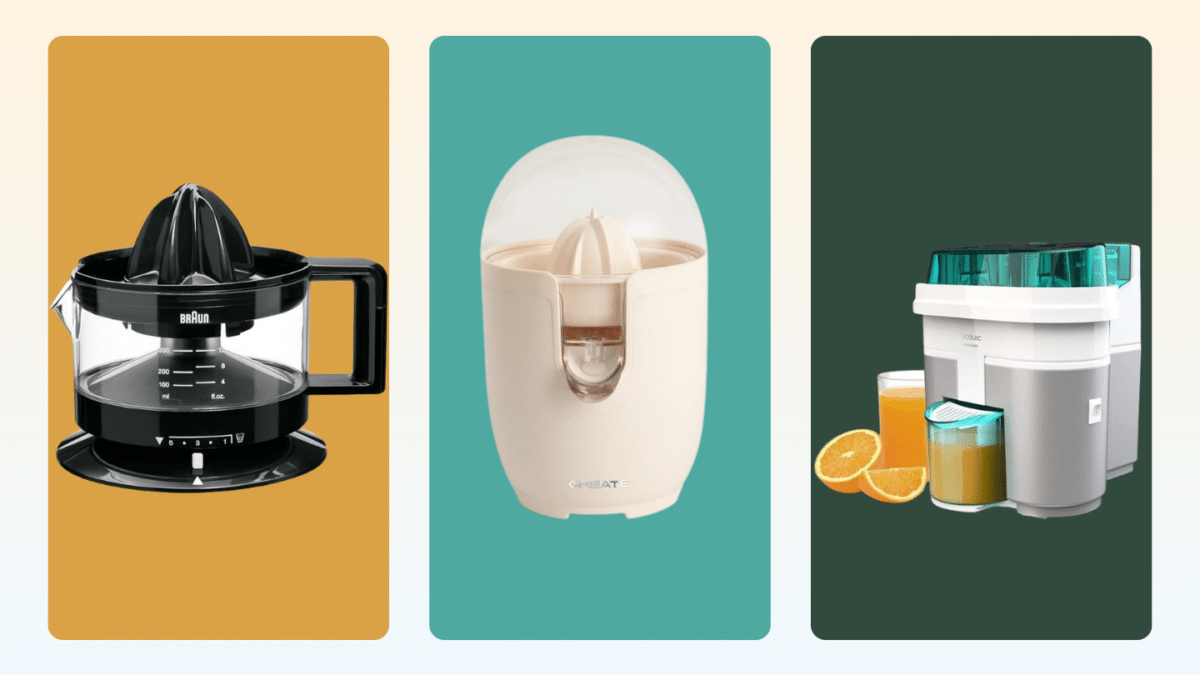 Los 7 Mejores exprimidores de naranjas eléctricos de 2026: Potentes y fáciles de limpiar