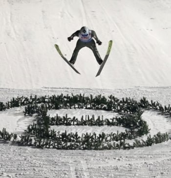 Imagen de archivo de un "salto de esquí"