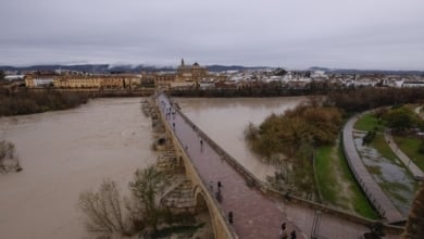 El Guadalquivir dobla el nivel de alerta en Córdoba y cerca de 400 familias son desalojadas por riesgo de inundaciones
