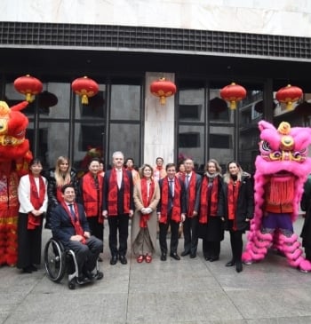 José Luis Martínez-Almeida, durante la presentación del Año Nuevo Chino de Madrid