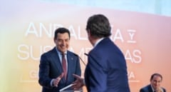 Moreno pide a los empresarios implicarse en la reconstrucción para sostener la "fortaleza" andaluza