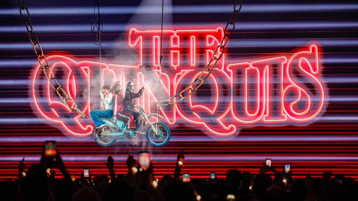 The Quinquis durante la segunda final del Benidorm Fest