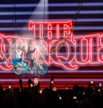 The Quinquis durante la segunda final del Benidorm Fest