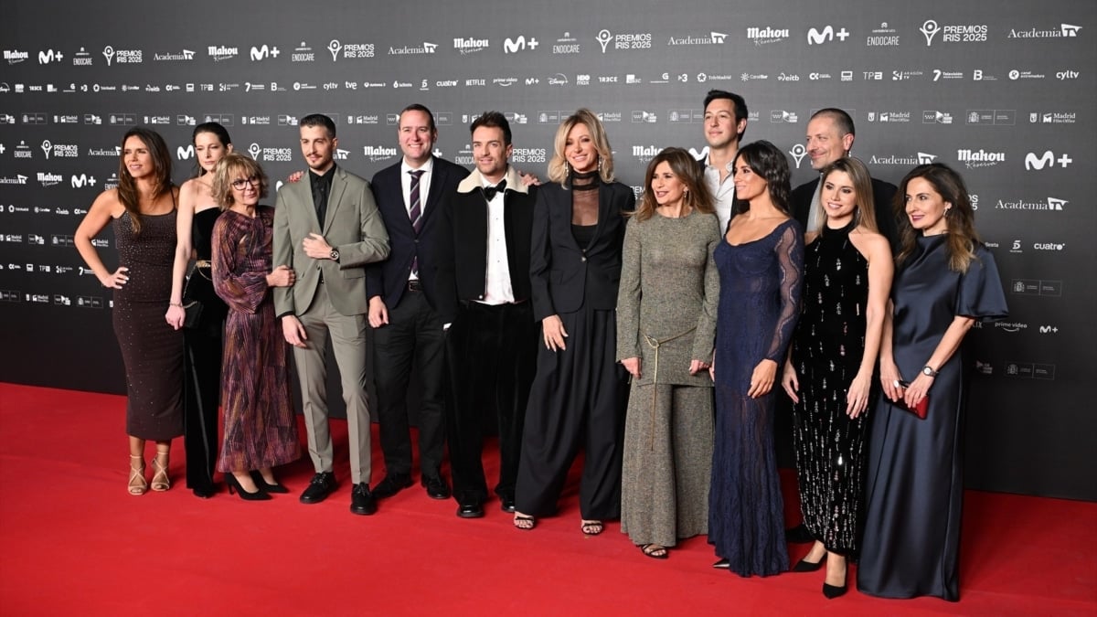 Susanna Griso y su equipo, en los Premios Iris.