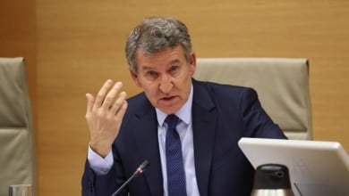 Agarrada entre Feijóo y Matute, de Bildu: "¿Cómo me puede hablar de cuerpos sin vida y de delitos?"