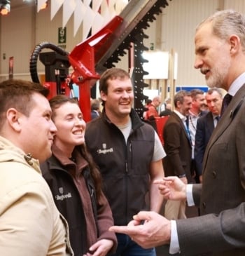La visita de Felipe VI a la Feria Internacional de Maquinaria Agrícola, [...]