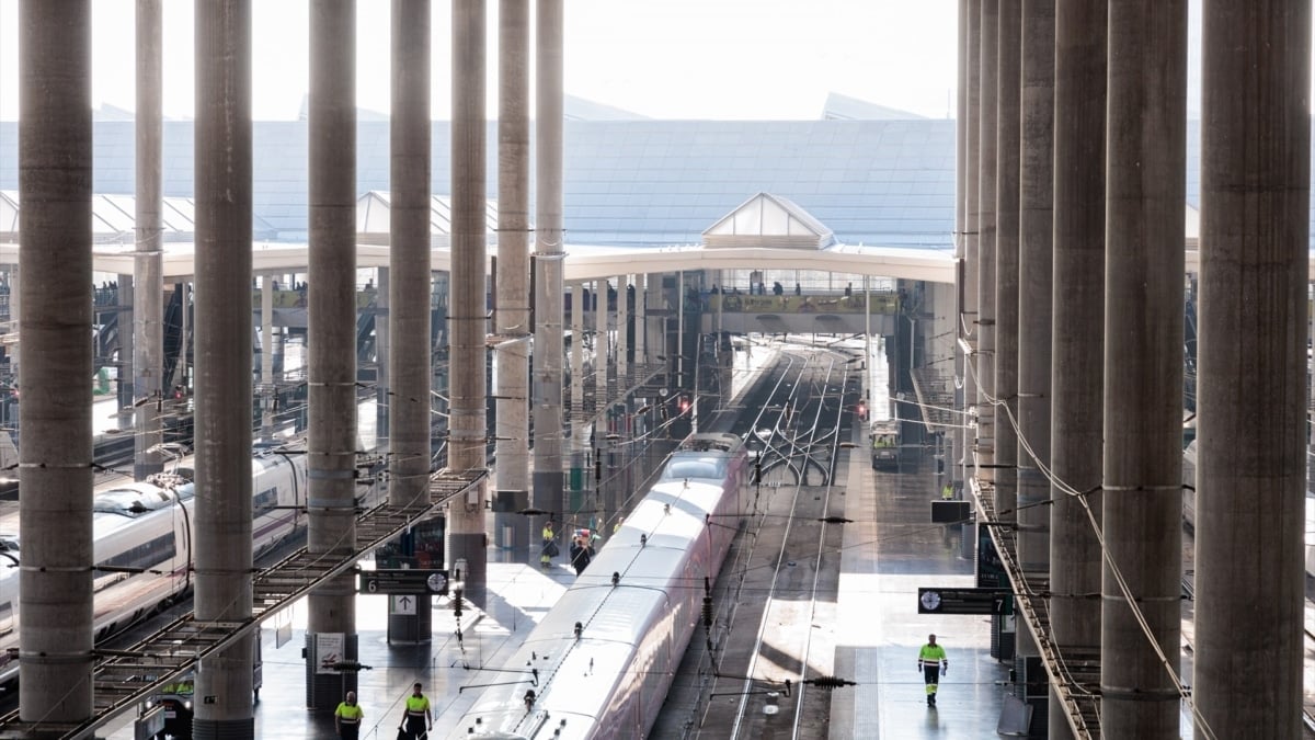 La estación de tren de Atocha, a 21 de octubre de 2024