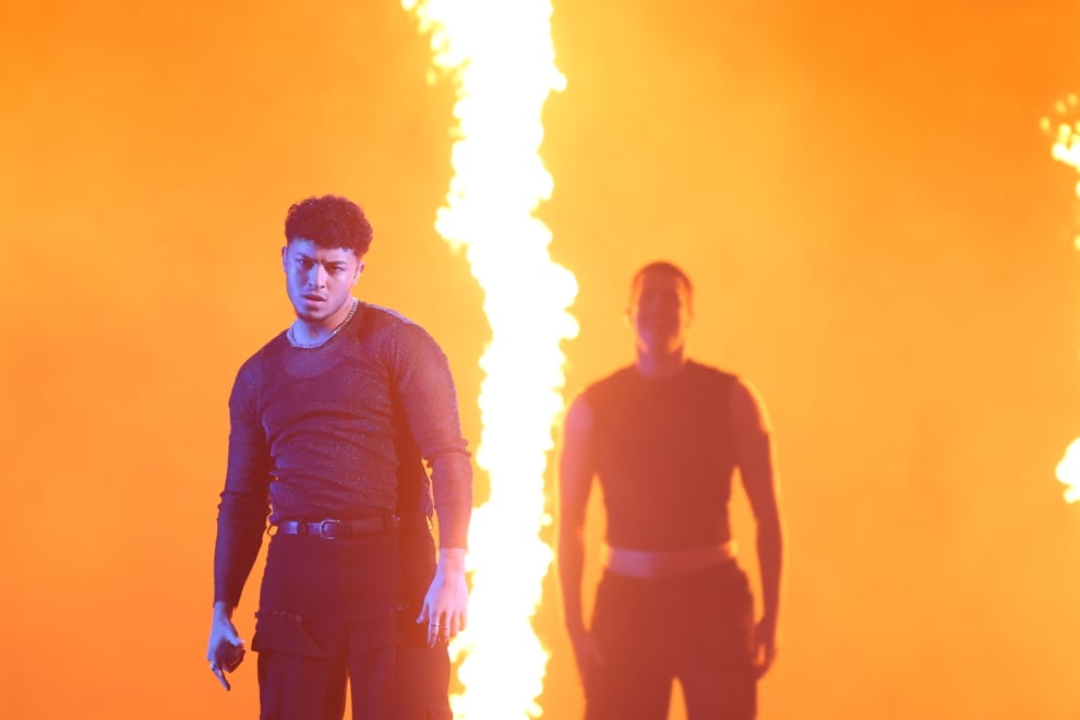 Kenneth durante los ensayos del Benidorm Fest 2026